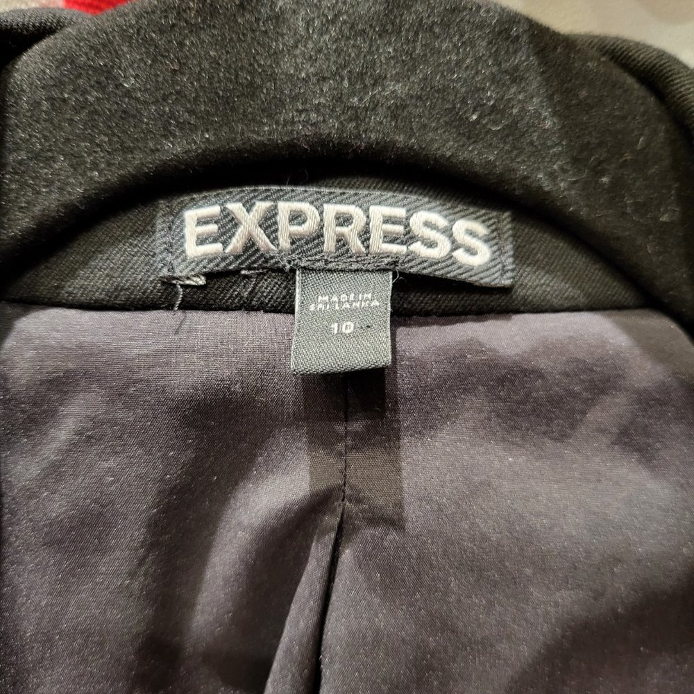 Black Express 1 Button Blazer - image 5